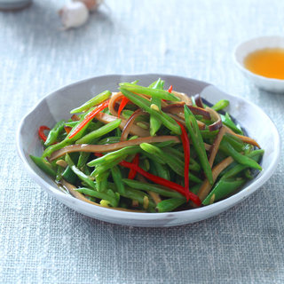 芸豆炒鸡蛋干