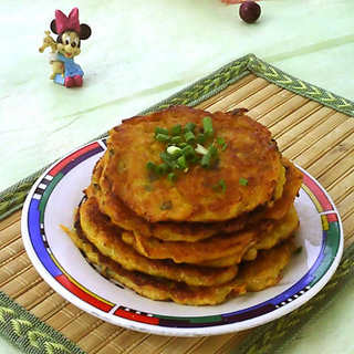 黄金南瓜丝饼