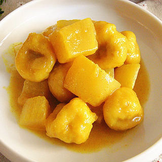 咖喱萝卜鱼丸