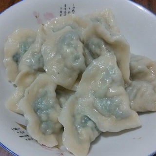 鸡蛋菠菜馅饺子