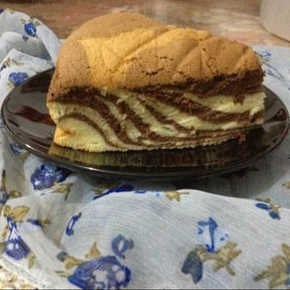 斑马纹戚风蛋糕