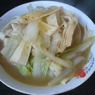 干豆腐白菜条