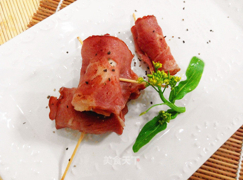 培根杏鲍菇卷