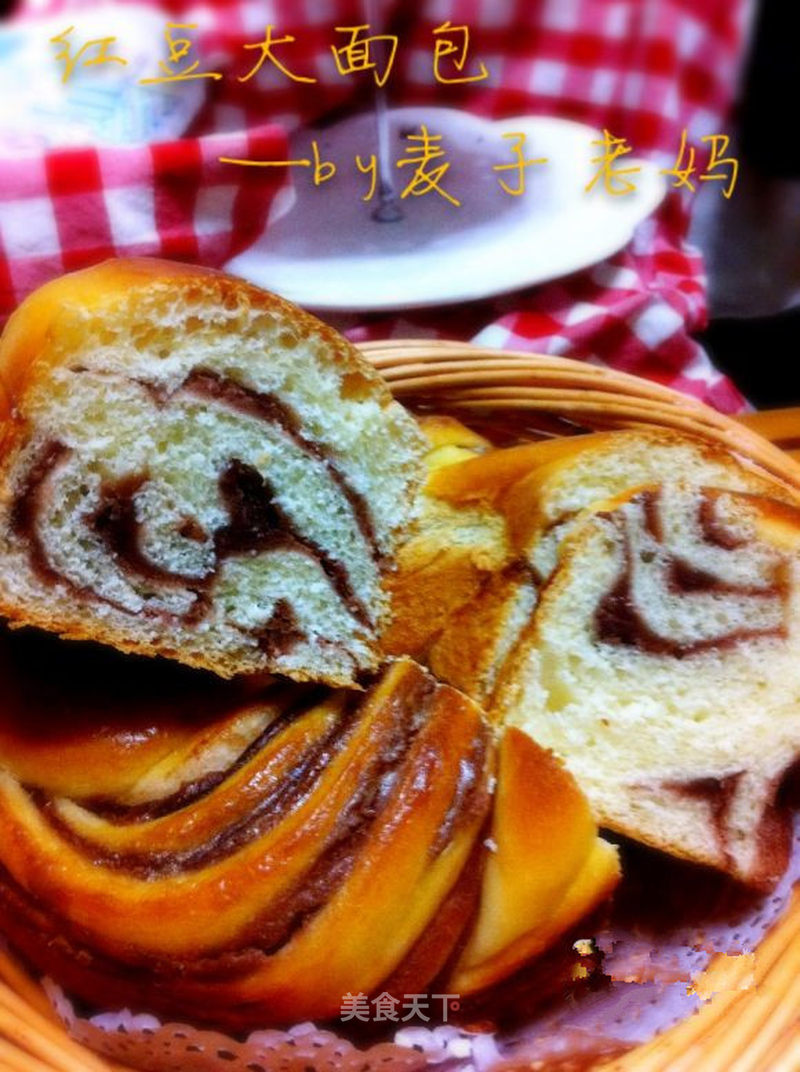 红豆大花包