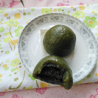 青团~~~黑芝麻花生馅