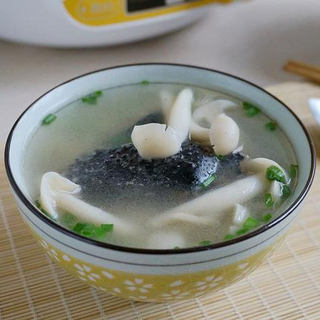 蟹味菇乌鸡汤