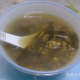 海带绿豆糖水