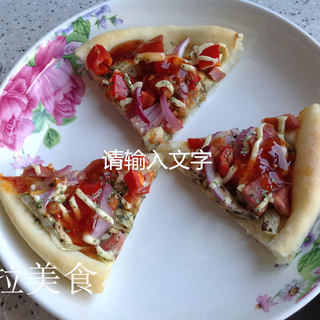 不拉丝版的的披萨