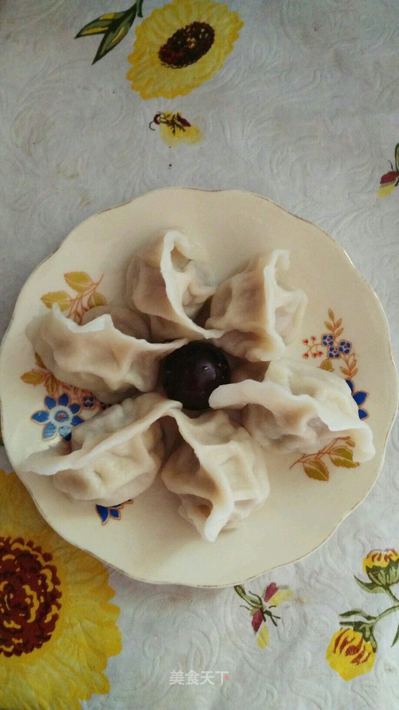 莲藕芹菜肉馅饺子