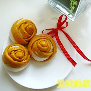 母亲节送妈妈一朵养生的花―枸杞玫瑰馒头