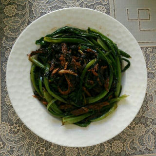 豆豉鲮鱼油麦菜