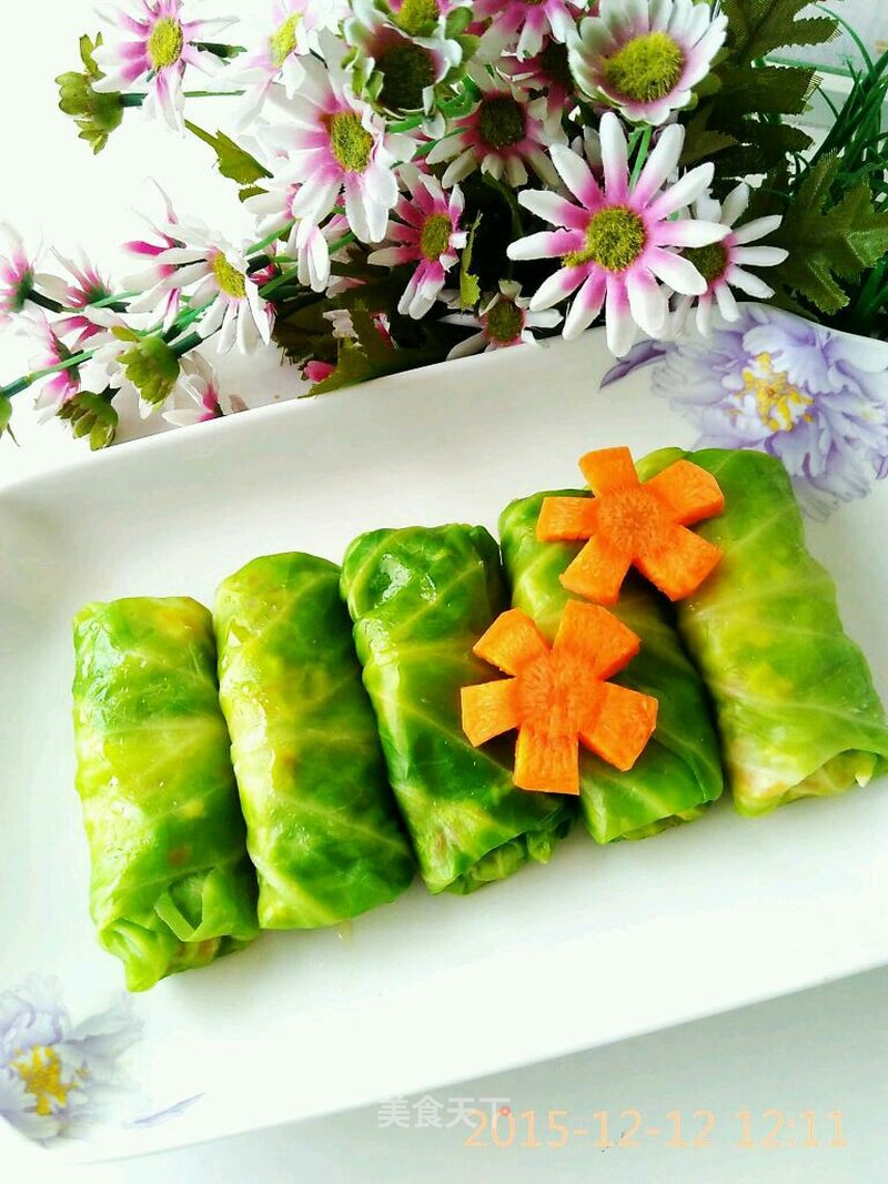 三鲜包菜卷