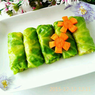 三鲜包菜卷