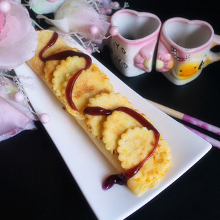 糯米蓝莓南瓜饼