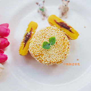 芝麻南瓜饼