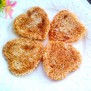 南瓜芝麻糯米饼