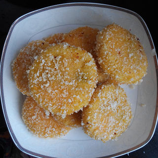 豆沙南瓜饼