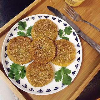 南瓜芝麻饼