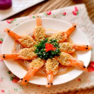 蒜蓉粉丝开背虾
