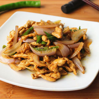 辣椒孜然鸡肉片