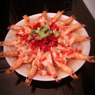 蒜蓉粉丝开背虾