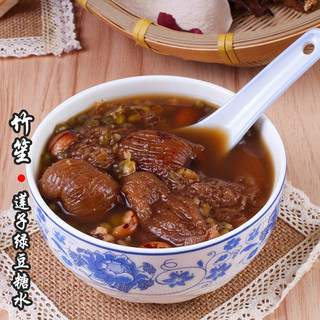 广东甜饮品-竹笙莲子绿豆糖水