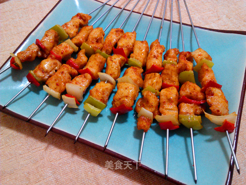 #信任之美#串烤鸡肉串