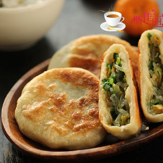 鸡蛋韭菜粉丝煎饼