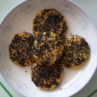 黑芝麻南瓜饼