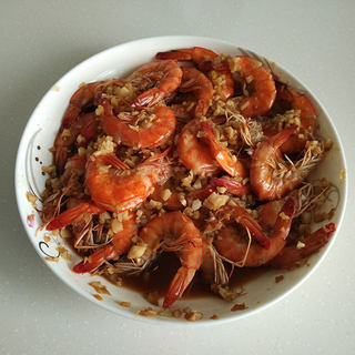 锡纸烤大虾