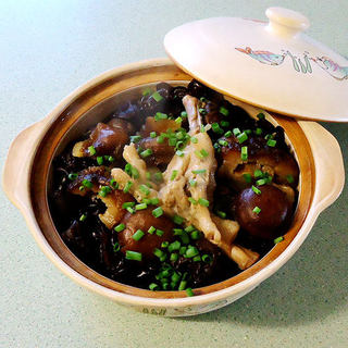 海参木耳焖鸡脚