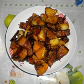 红烧肉炖土豆