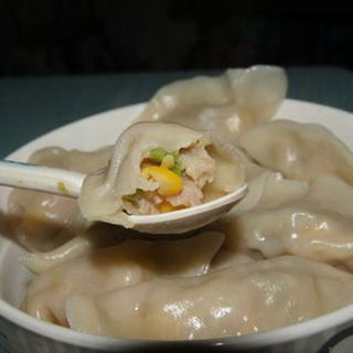 芹菜玉米馅饺子