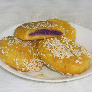 香煎南瓜饼