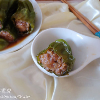 简单的下饭菜---辣椒塞肉