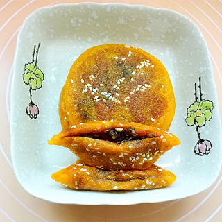 月饼馅版南瓜糯米饼