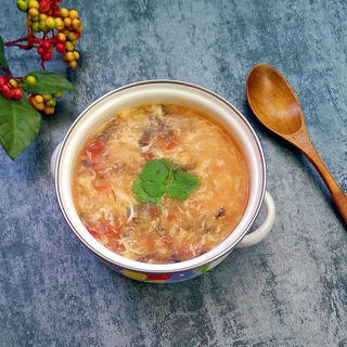 西红柿紫菜蛋花汤