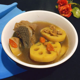 虫草花莲藕汤