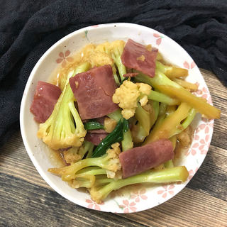 花椰菜炒火腿
