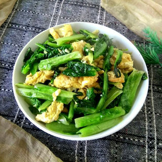 莴笋叶炒鸡蛋