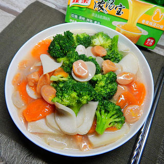 上汤西兰花杏鲍菇