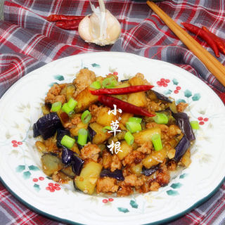 酱爆蒜香茄丁
