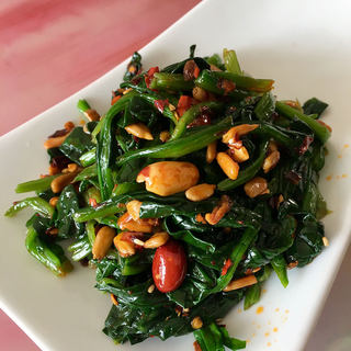 红油菠菜