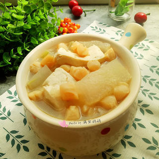 冬瓜干贝豆腐汤