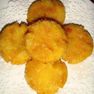 外酥内糯的---南瓜饼