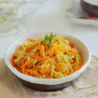 凉拌粉丝包菜