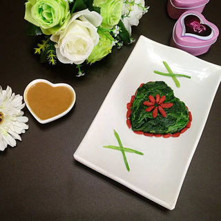 麻酱拌菠菜