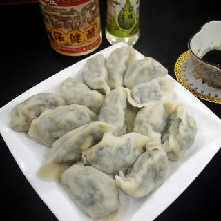 猪肉菠菜三鲜饺子