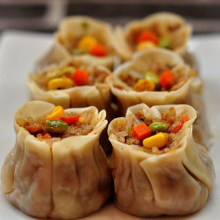 饺子皮糯米烧卖