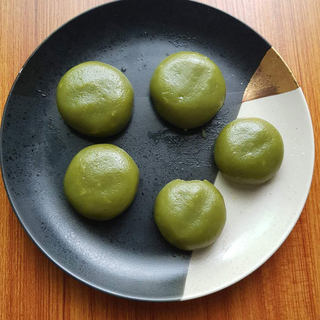 肉松青团